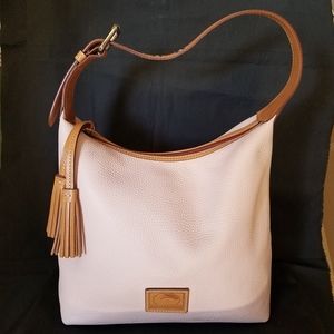 Dooney and Bourke Pink Shoulder Bag with Tassels